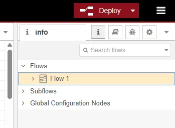 The mqtt nodes turn green and say "connected" once the deploy lands.