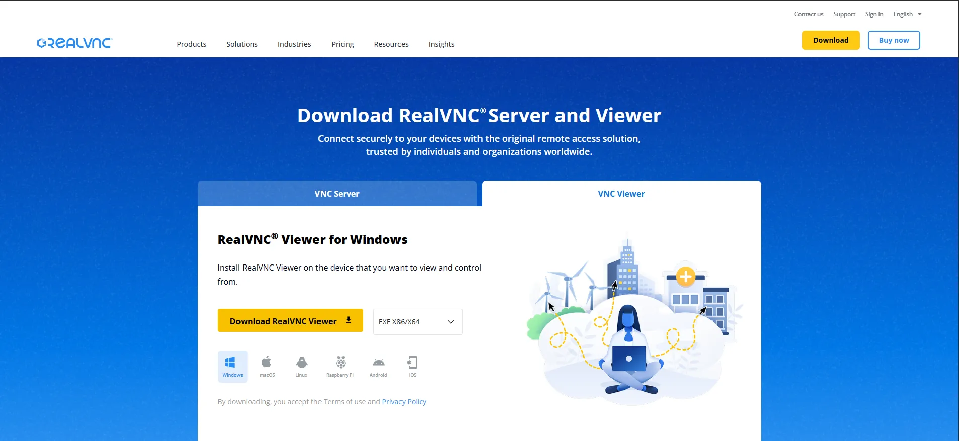 RealVNC Viewer download