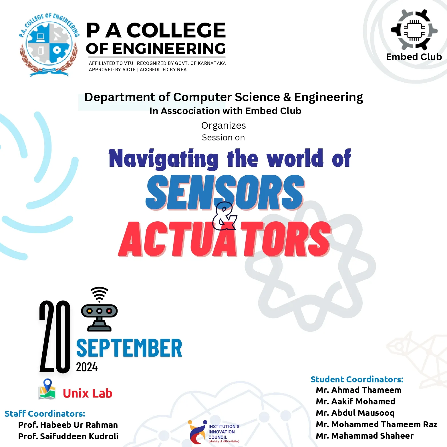 Navigating the world of Sensors and Actuators